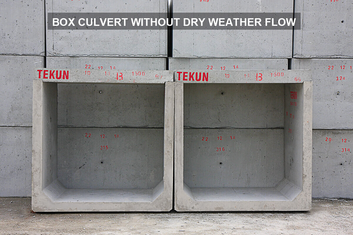 Box Culvert without Dry Weather Flow